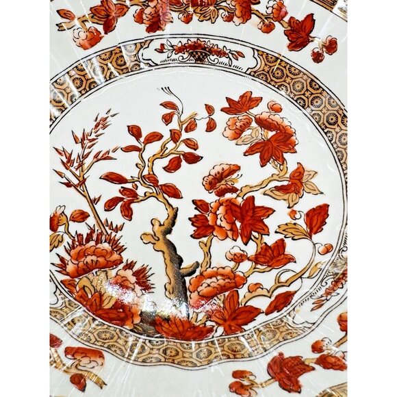 Copeland Spode India Indian Tree Rust Fruit Sauce Bowl 5.25 inch Lot of 2 - Picture 2 of 7